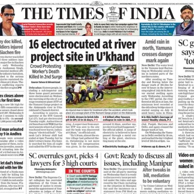 16 Electrocuted at river project sitein U'khand