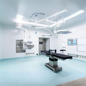 Comparison of a safe hospital environment with proper earthing and potential hazards without adequate earthing