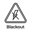 Power disruption icon